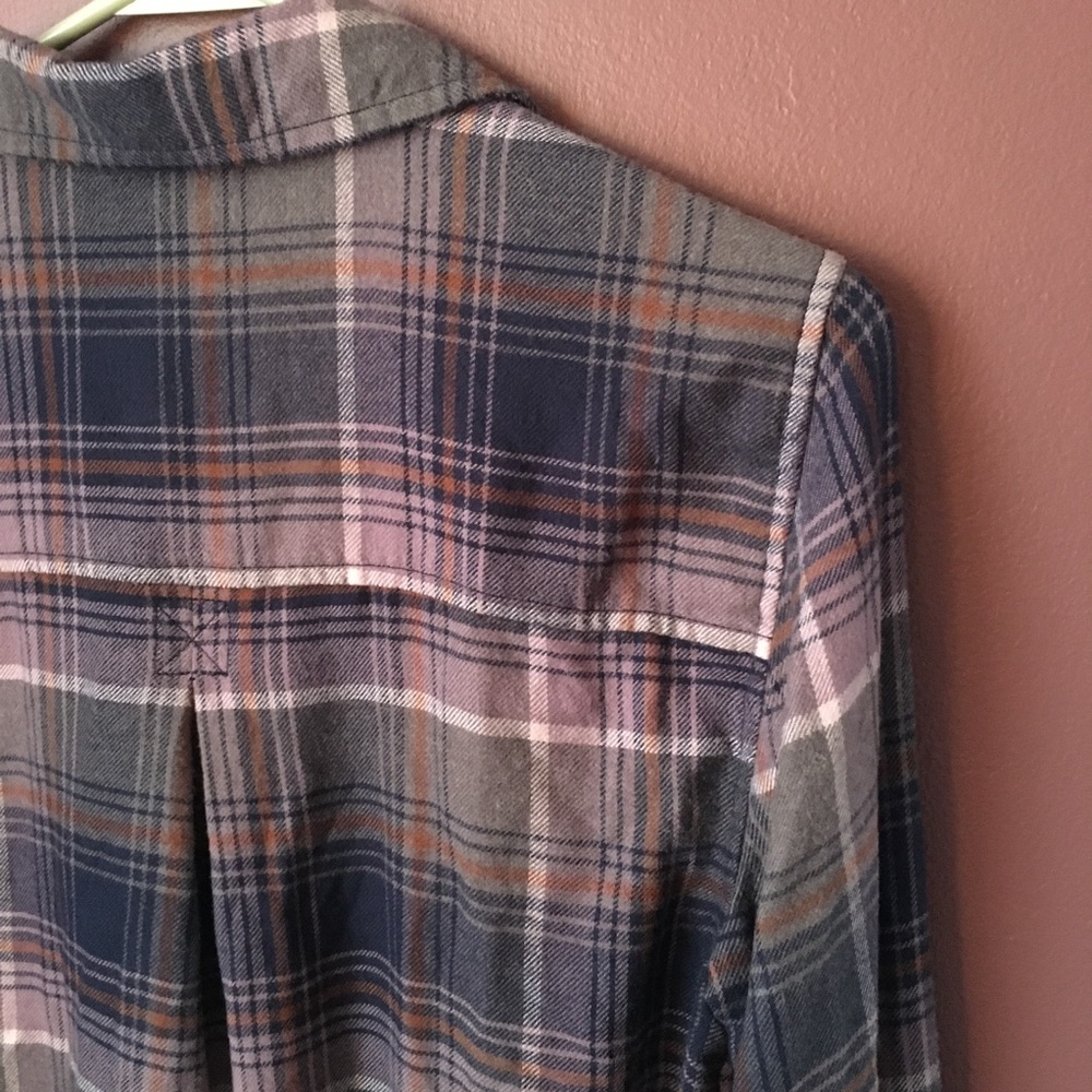 American Eagle Half Button Ultra Soft Flannel - image 7